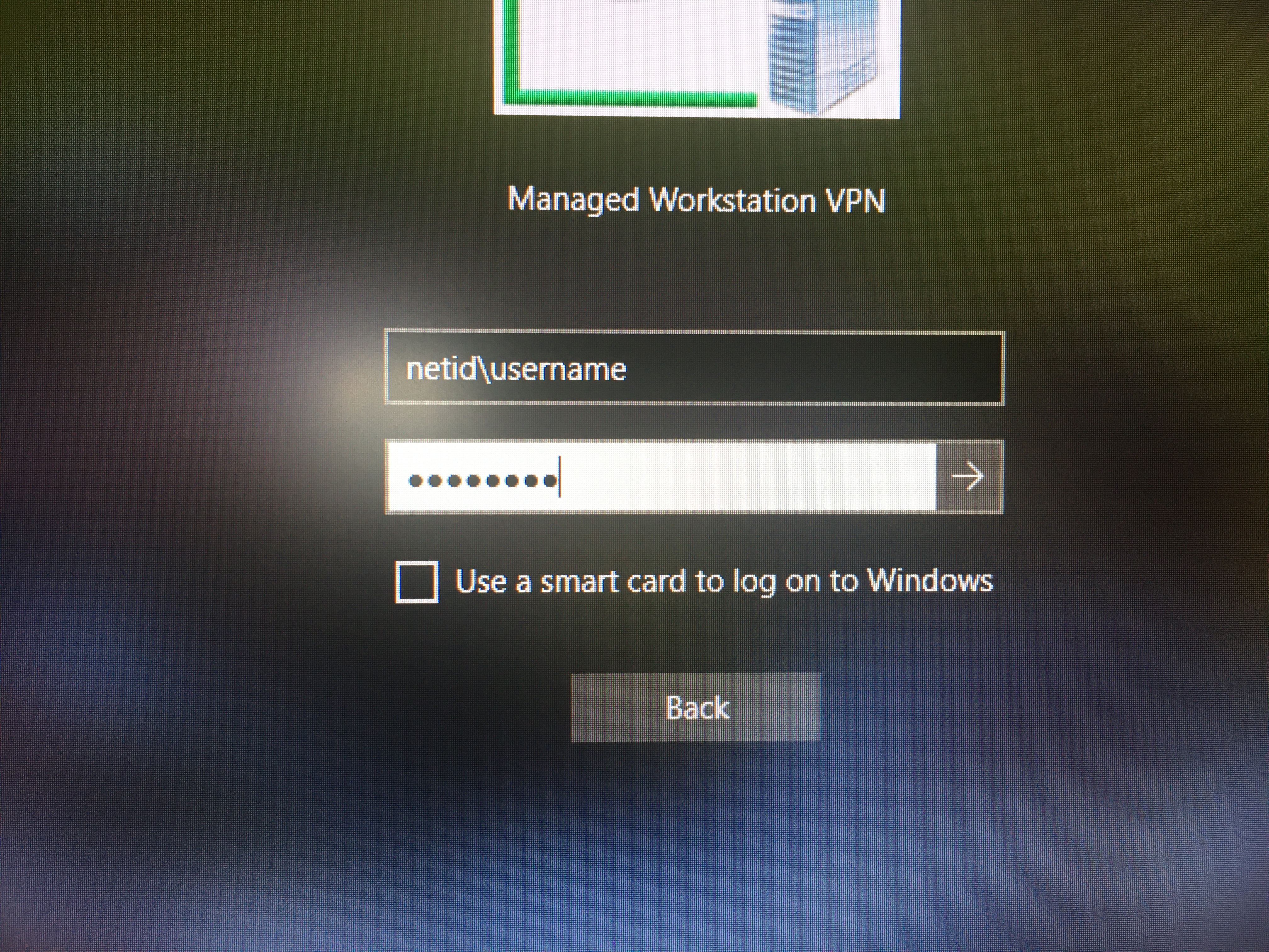 windows 7 vpn before login
