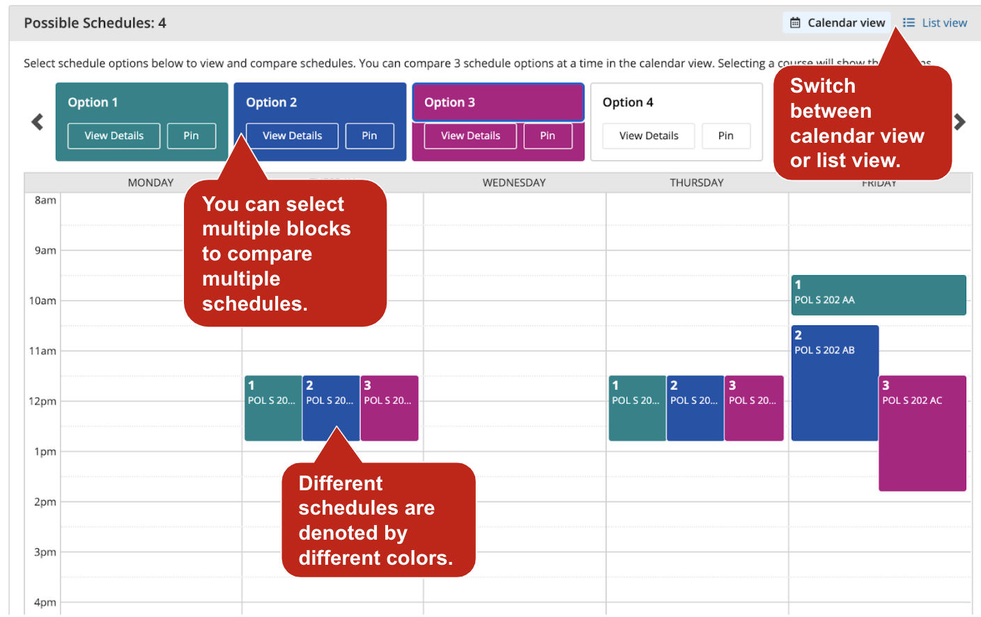 Schedule Builder IT Connect