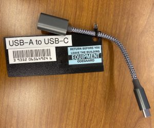 USB-A to USB-C adaptor